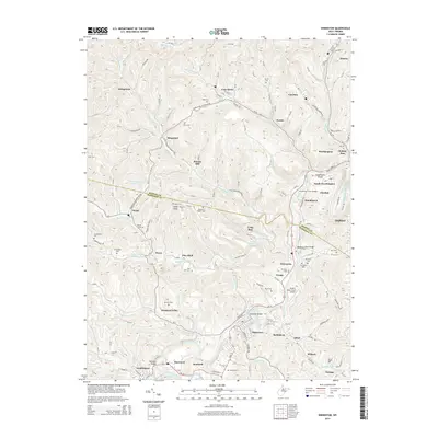 2014 Map of Shinnston, 2014 Print