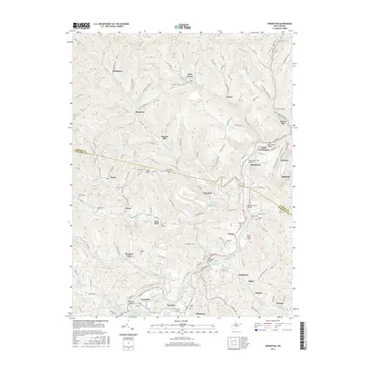 2016 Map of Shinnston, 2016 Print