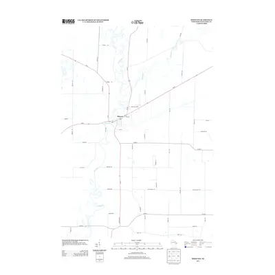 2013 Map of Shiocton, 2013 Print