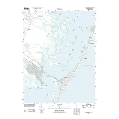 2011 Map of Ship Bottom, 2011 Print