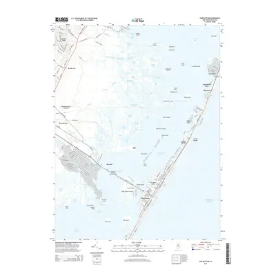 2014 Map of Ship Bottom, 2014 Print