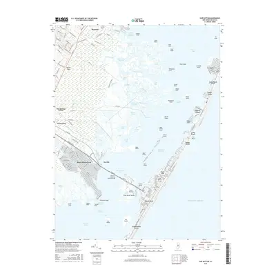 2016 Map of Ship Bottom, 2016 Print