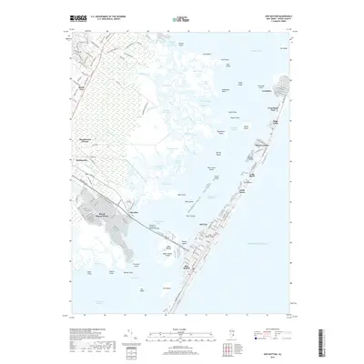 2019 Map of Ship Bottom, 2019 Print