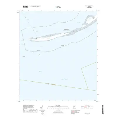 2020 Map of Ship Island, 2020 Print
