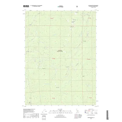 2018 Map of Ship Mountain, 2018 Print