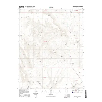 2017 Map of Ship Mountain Point, 2017 Print
