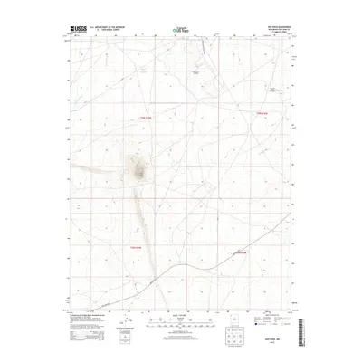 2013 Map of Ship Rock, 2013 Print