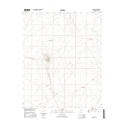 2017 Map of Ship Rock, 2017 Print