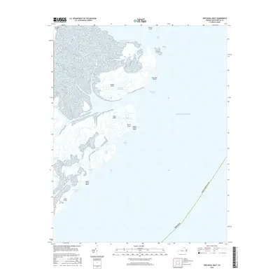 2016 Map of Ship Shoal Inlet, 2016 Print