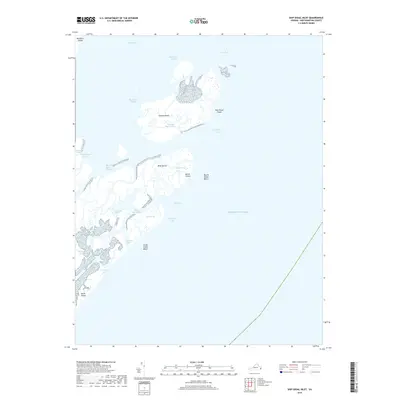 2019 Map of Ship Shoal Inlet, 2019 Print