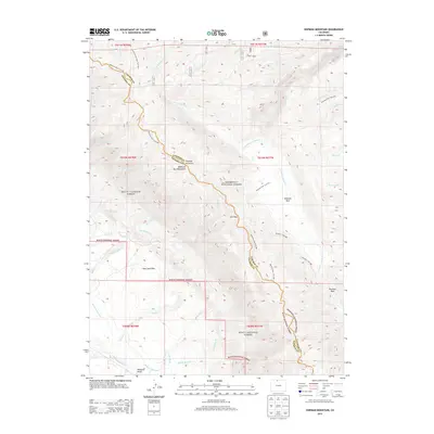 2013 Map of Shipman Mountain, 2013 Print