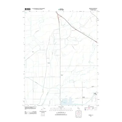 2012 Map of Shippee, 2012 Print
