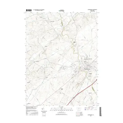 2016 Map of Shippensburg, 2016 Print