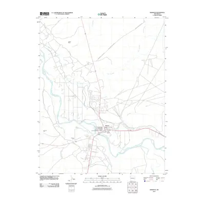 2010 Map of Shiprock, 2010 Print