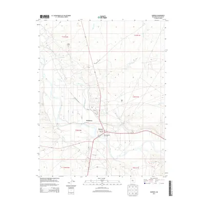 2013 Map of Shiprock, 2013 Print