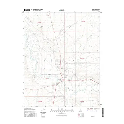 2017 Map of Shiprock, 2017 Print