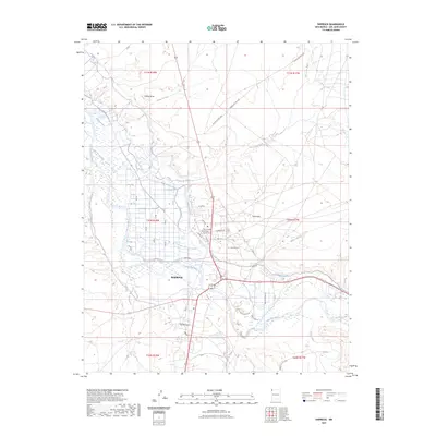 2023 Map of Shiprock, 2023 Print