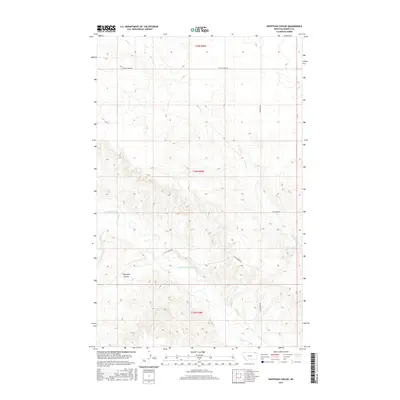 2017 Map of Shipstead Coulee, 2017 Print