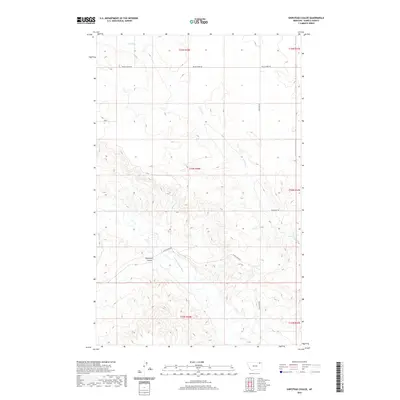 2020 Map of Shipstead Coulee, 2020 Print