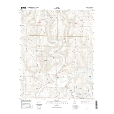 2014 Map of Shirley, 2014 Print