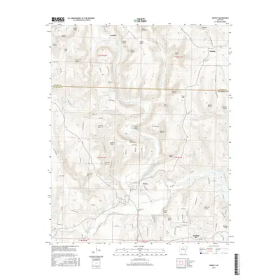 2017 Map of Shirley, 2017 Print