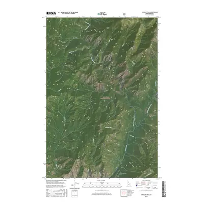 2017 Map of Shissler Peak, 2017 Print
