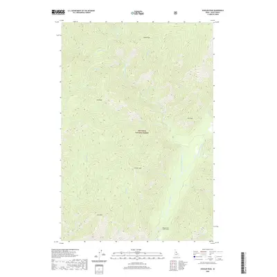 2020 Map of Shissler Peak, 2020 Print