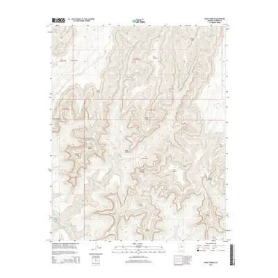 2014 Map of Shiva Temple, 2014 Print