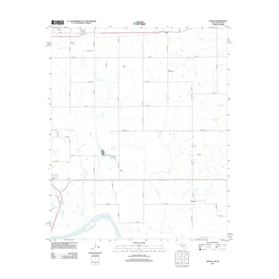 2012 Map of Shoals, 2012 Print