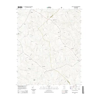 2014 Map of Shoals Junction, 2014 Print