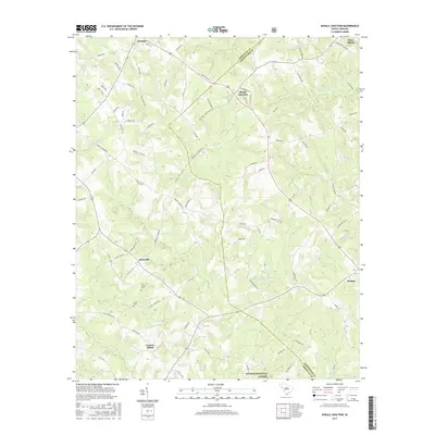 2017 Map of Shoals Junction, 2017 Print