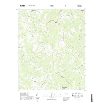 2020 Map of Shoals Junction, 2020 Print