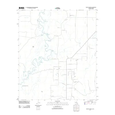 2012 Map of Shoats Creek, 2012 Print