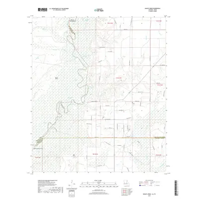2018 Map of Shoats Creek, 2018 Print
