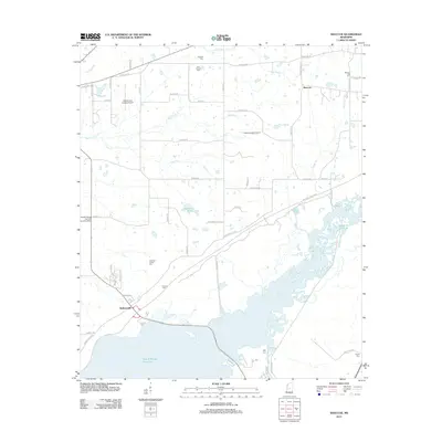 2012 Map of Shoccoe, 2012 Print