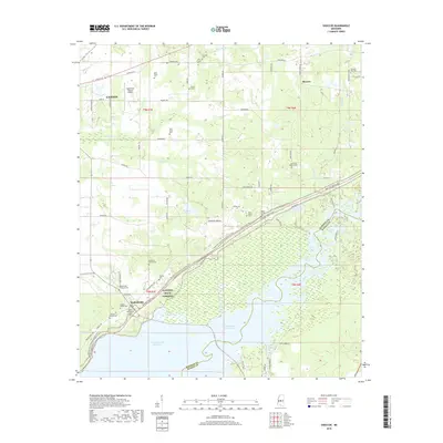 2018 Map of Shoccoe, 2018 Print