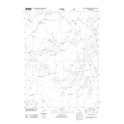 2012 Map of Shoeinhorse Mountain, 2012 Print