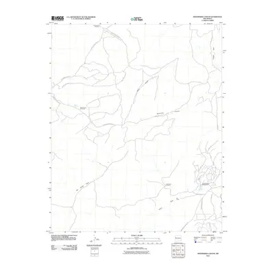 2010 Map of Shoemaker Canyon, 2010 Print