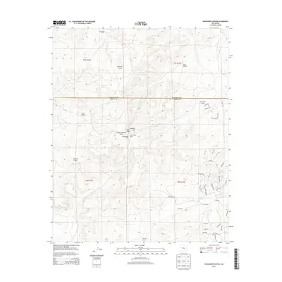2013 Map of Shoemaker Canyon, 2013 Print