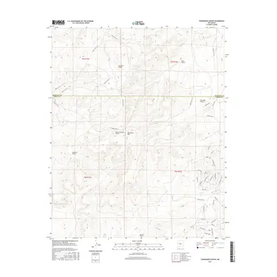 2017 Map of Shoemaker Canyon, 2017 Print