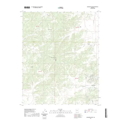 2023 Map of Shoemaker Canyon, 2023 Print