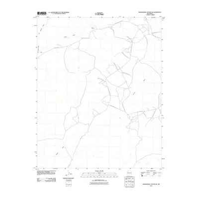 2010 Map of Shoemaker Canyon SE, 2010 Print