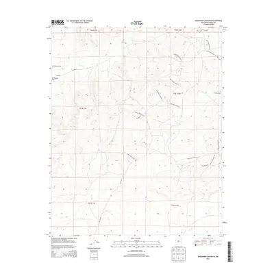 2013 Map of Shoemaker Canyon SE, 2013 Print