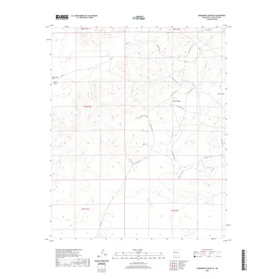 2020 Map of Shoemaker Canyon SE, 2020 Print