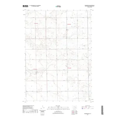 2017 Map of Shoemaker Dam, 2017 Print