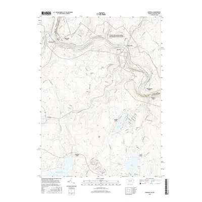 2016 Map of Shohola, 2016 Print