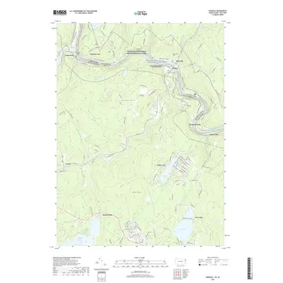 2019 Map of Shohola, 2019 Print