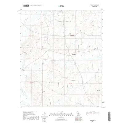 2020 Map of Shongaloo, 2020 Print