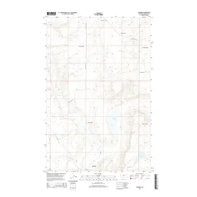 2014 Map of Shonkin, 2014 Print
