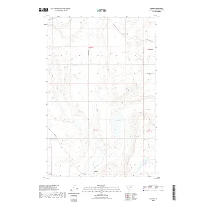 2020 Map of Shonkin, 2020 Print